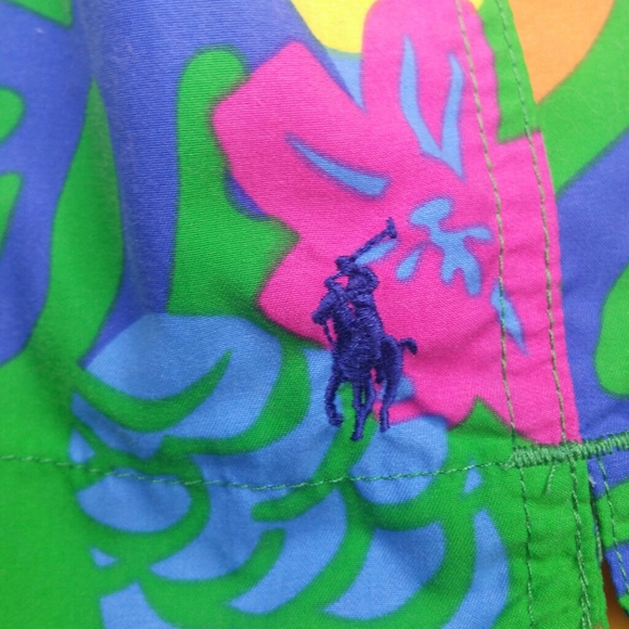 Polo Ralph Lauren Tropical Board Swim Shorts 36 - Picture 6 of 13
